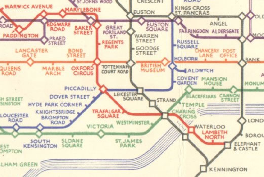 original diagrammatic subway map